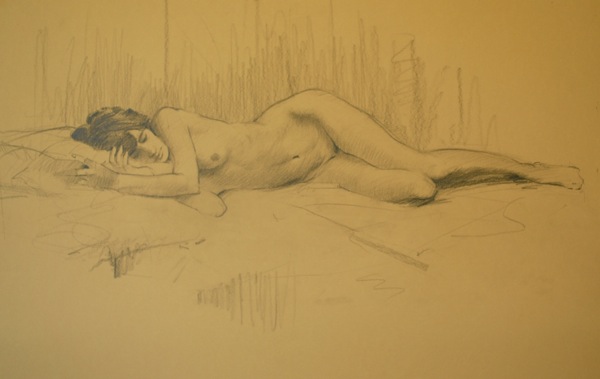 reclining nude 600