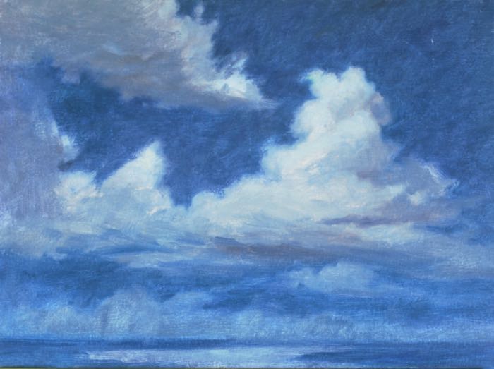 night painting cloud study 2